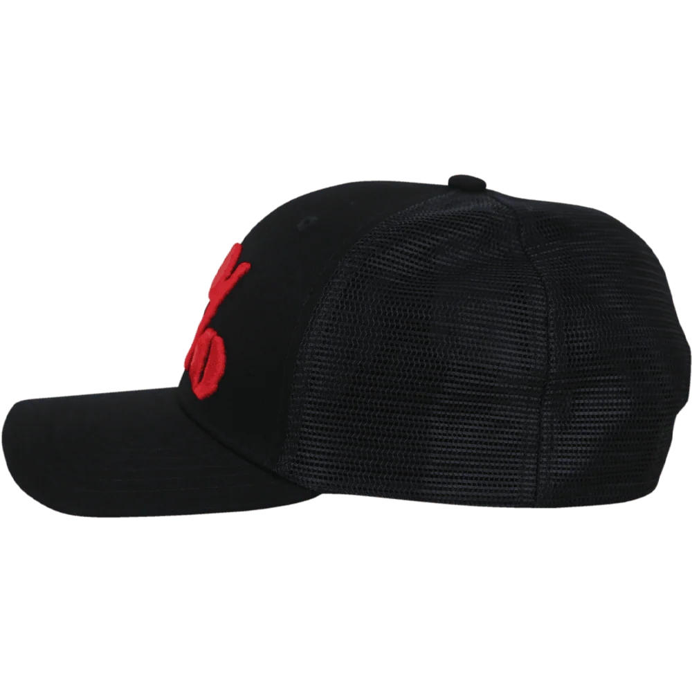5% Trucker Hat, Black Hat - Image 3