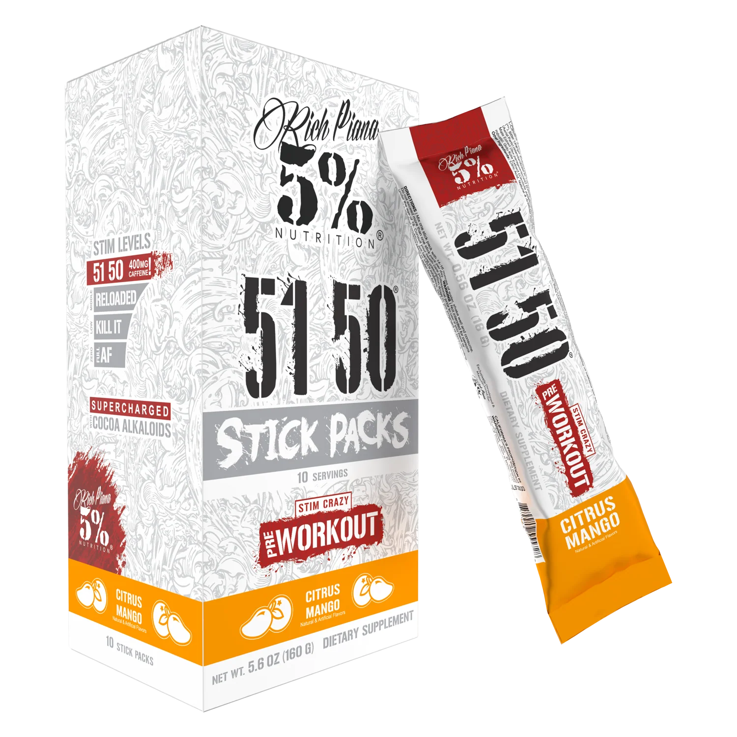 5150 Pre-Workout Stick Packs (10 Sticks) - Image 5