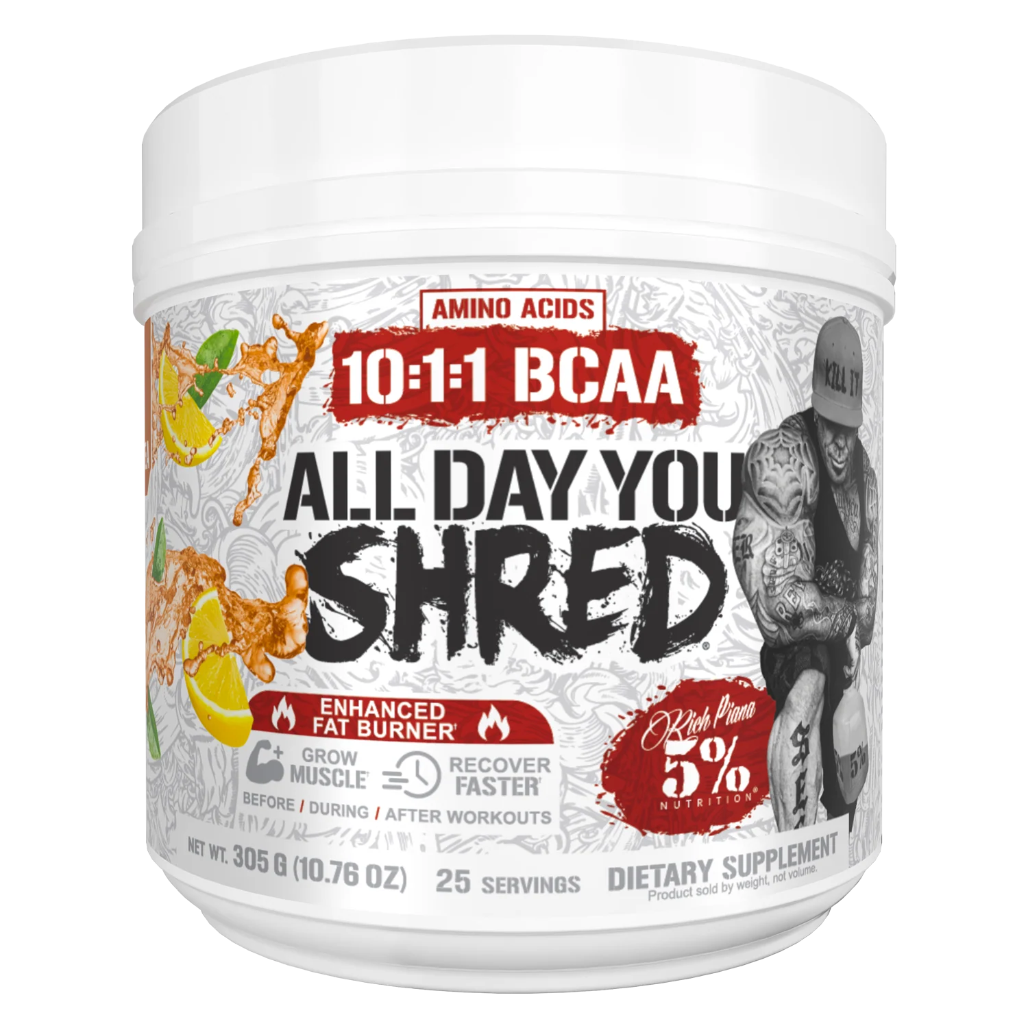 All Day You Shred Fat Burning BCAA Recovery Drink - Image 9