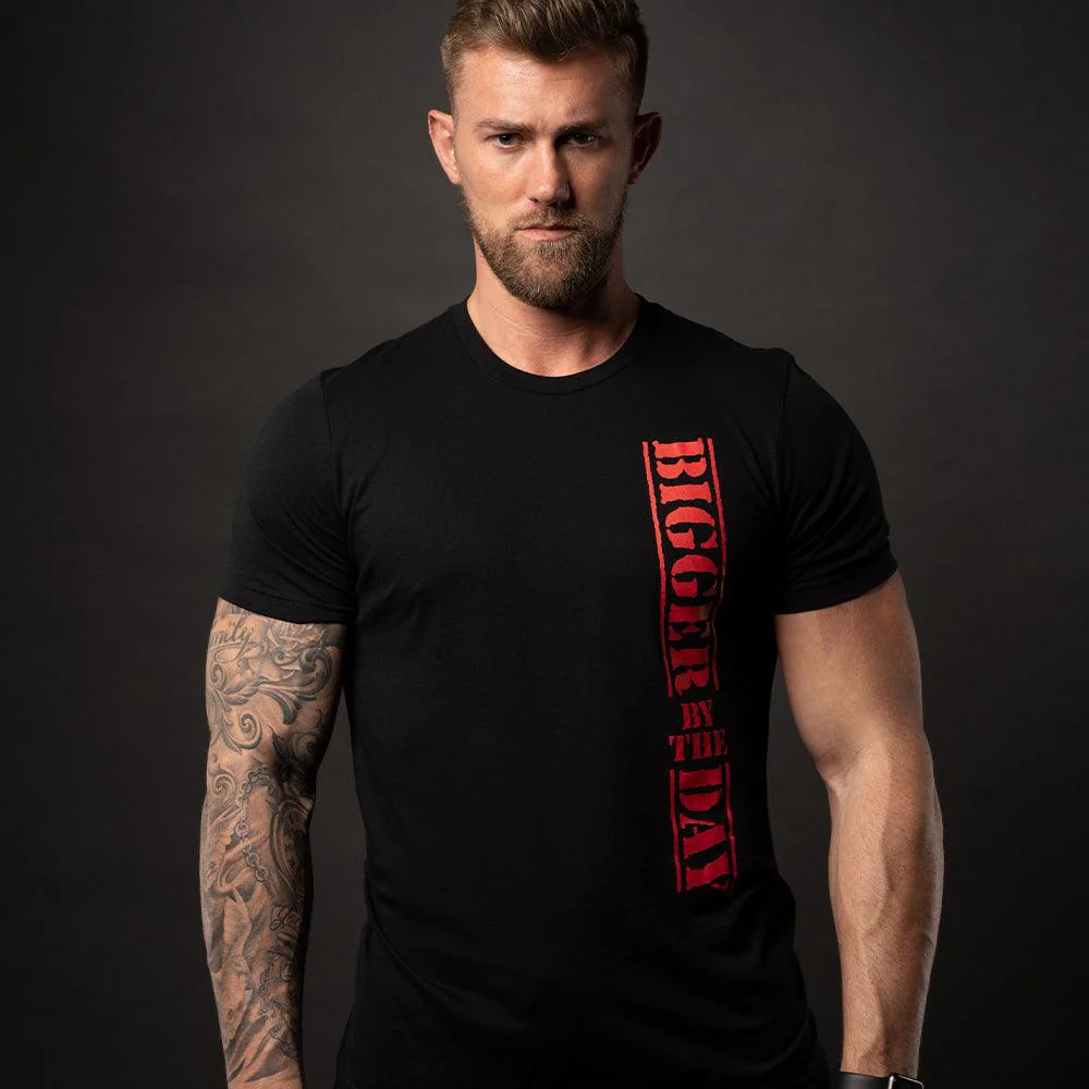 Bigger By The Day, Black T-Shirt - Image 4
