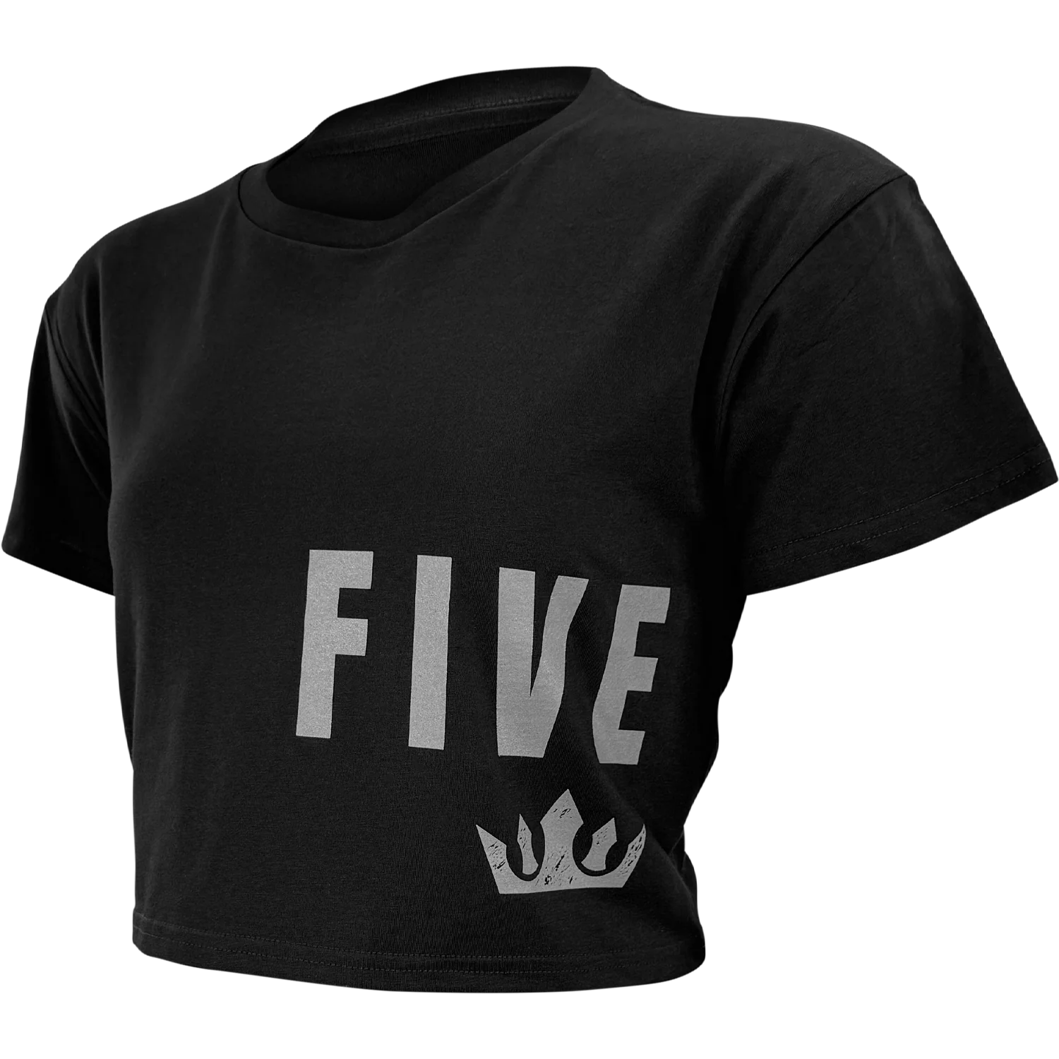 Five Percent, Women's Cropped T-Shirt - Image 3