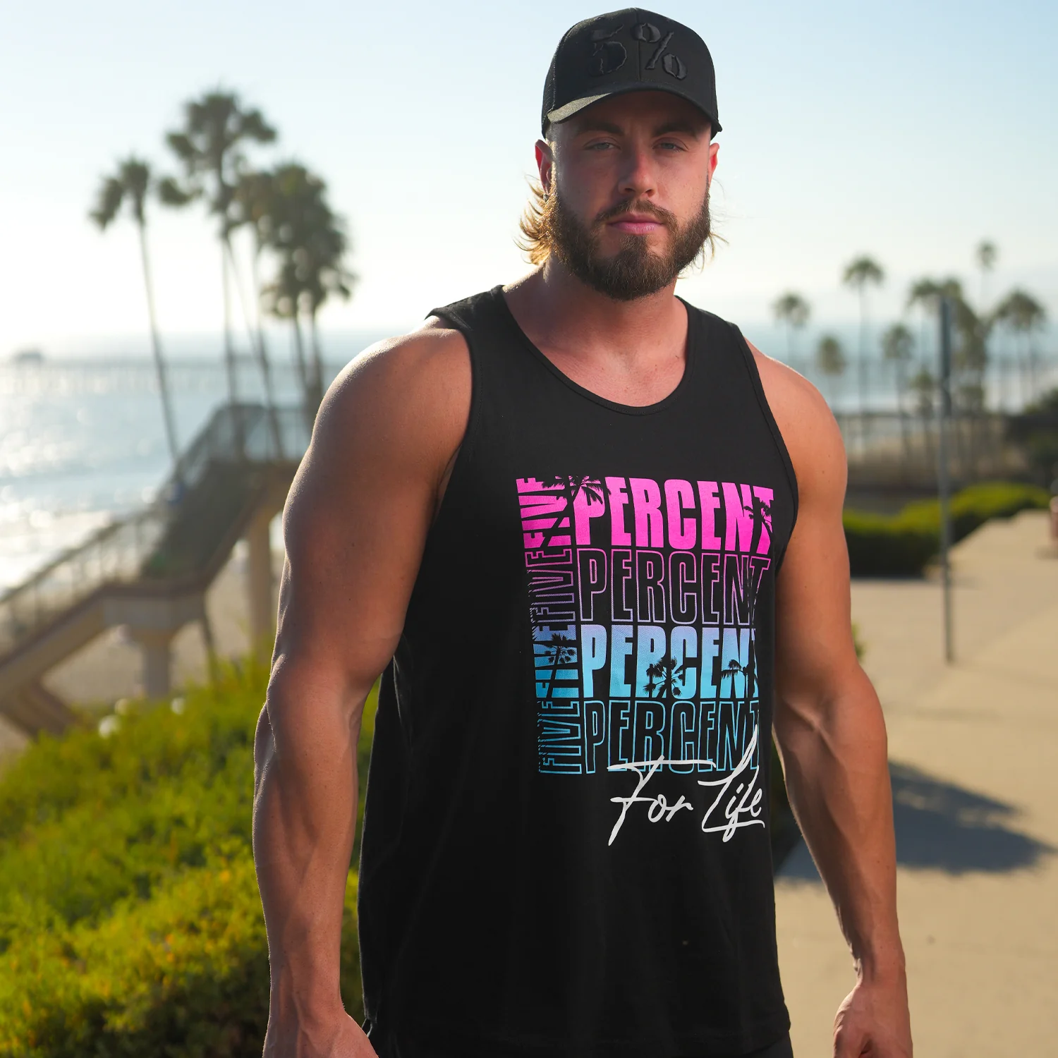 Florida Style, Black Tank - Image 3
