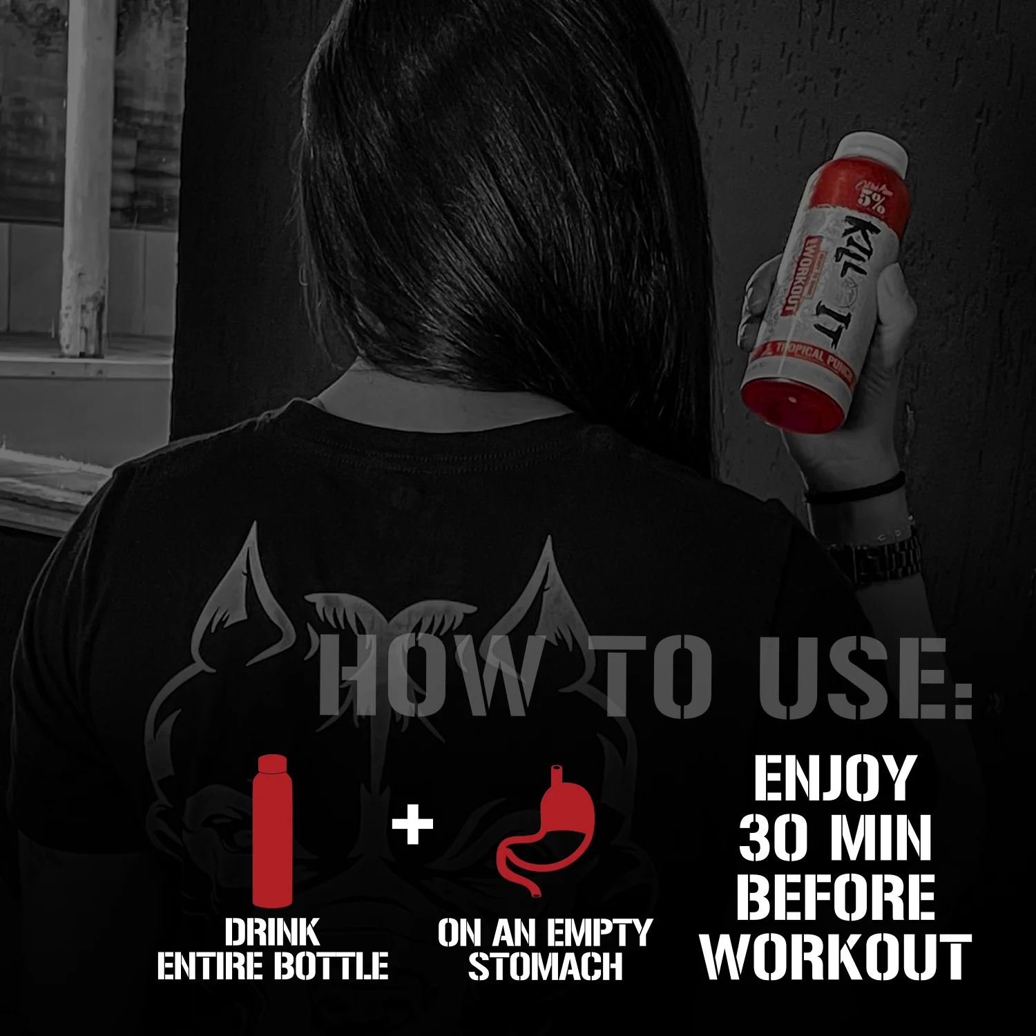 Kill It RTD Pre-Workout (12 FL oz Bottle) - Image 4