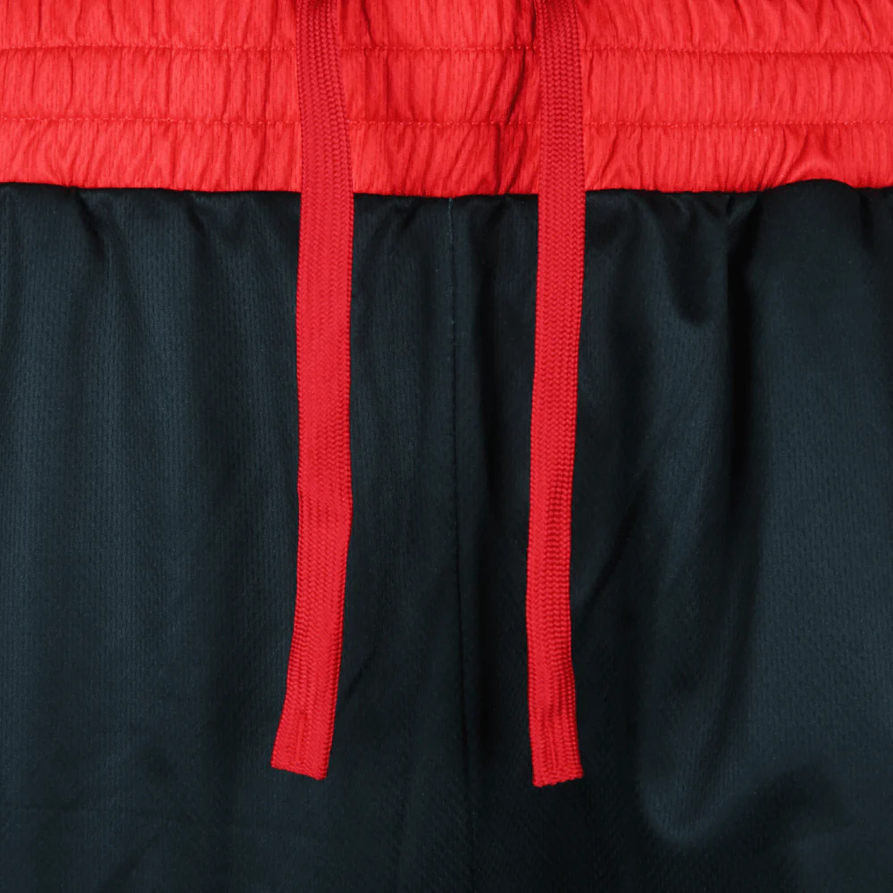 Love It Kill It, Black & Red Basketball Shorts - Image 5