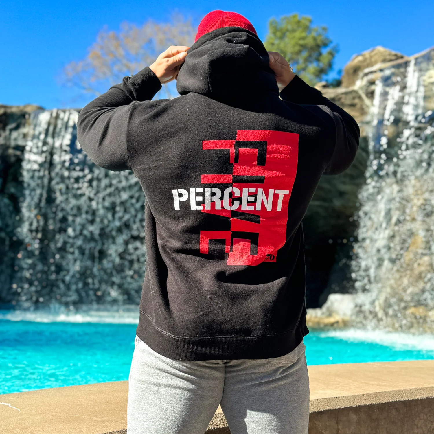 Love It, Kill It Block, Black Pullover Hoodie - Image 4