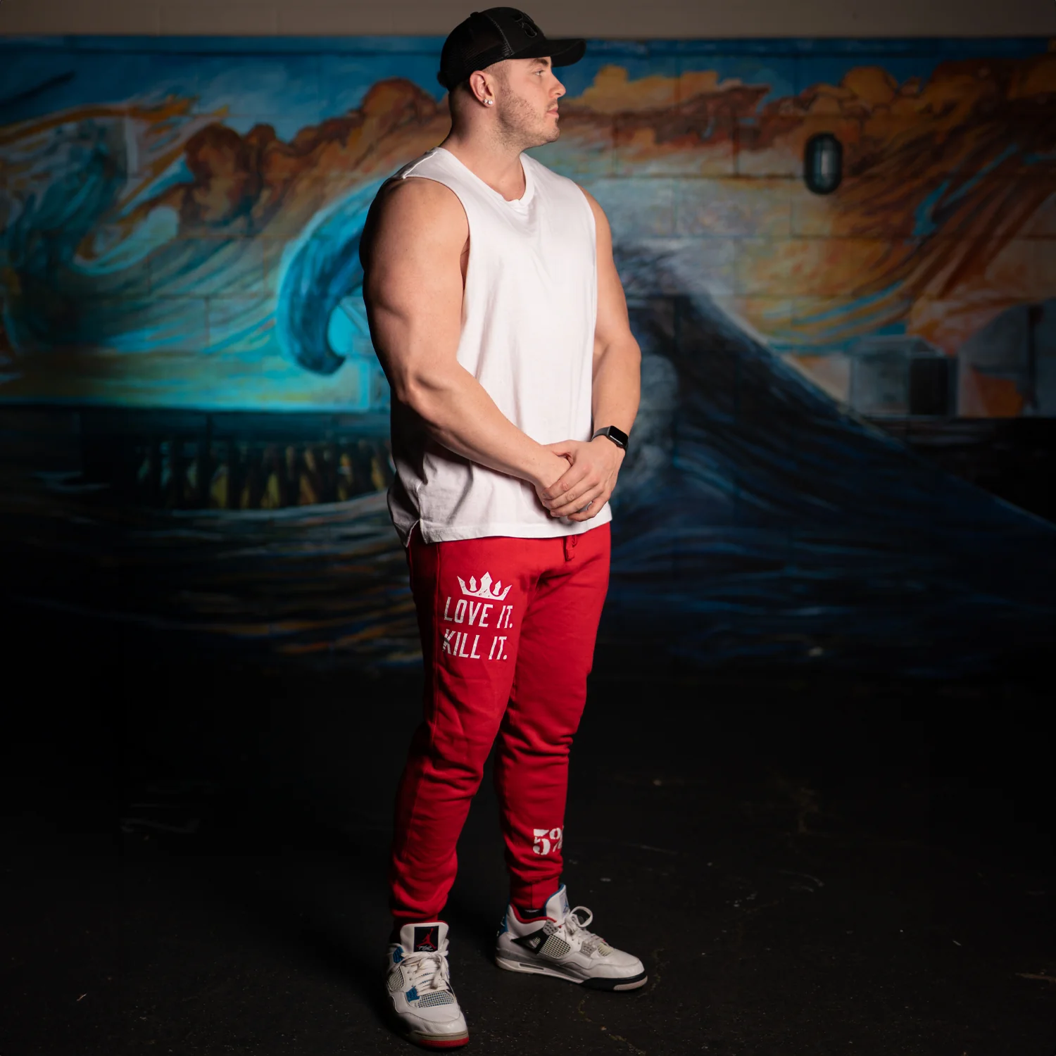 Love It. Kill It. Crown, Red Joggers - Image 6