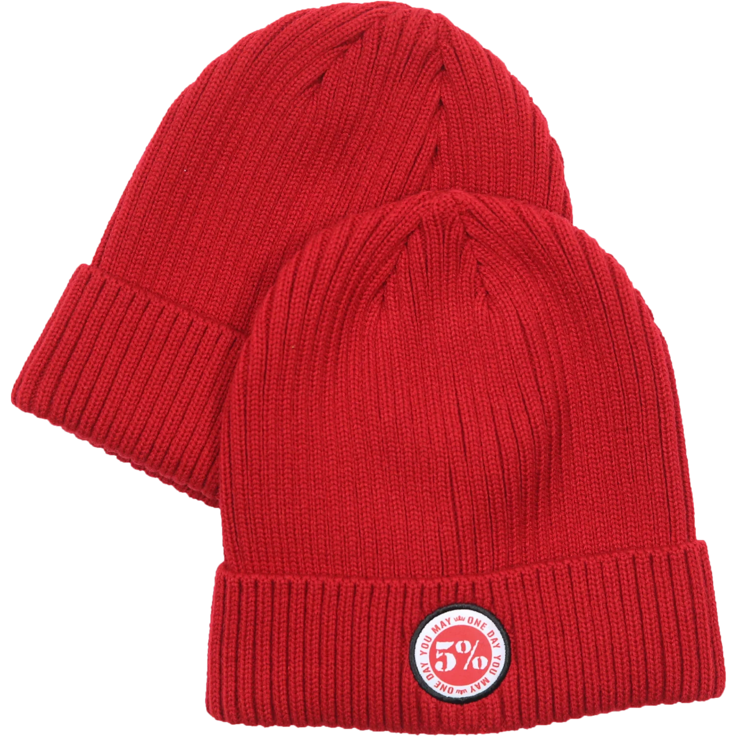 One Day You May Patch, Red Beanie - Image 3