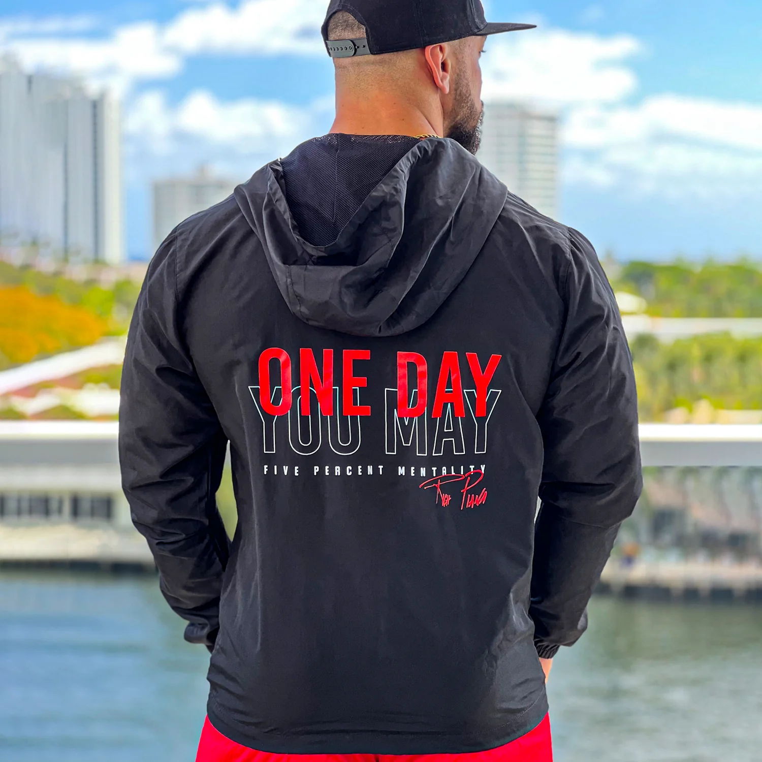 One Day You May, Black Windbreaker - Image 6
