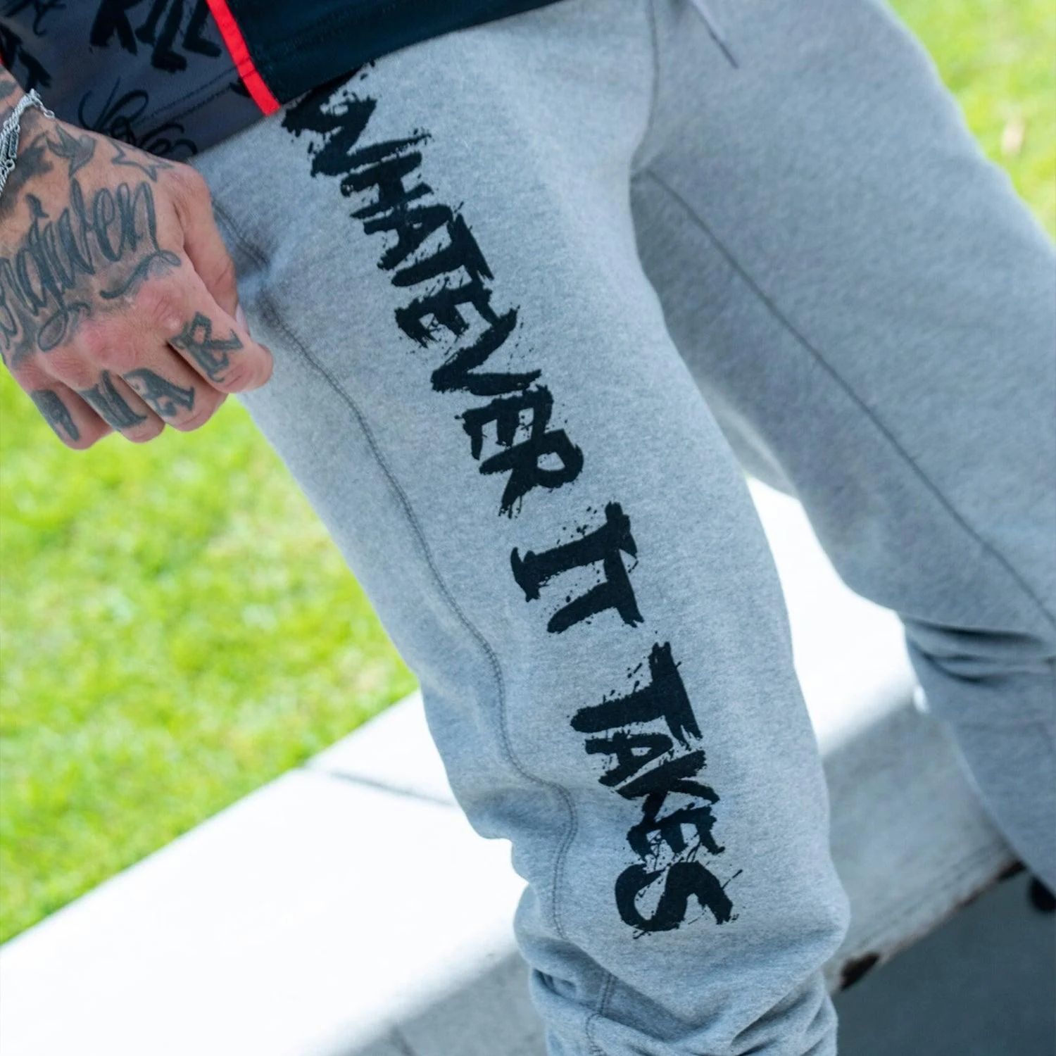 WHATEVER IT TAKES, Gray Joggers - Image 4