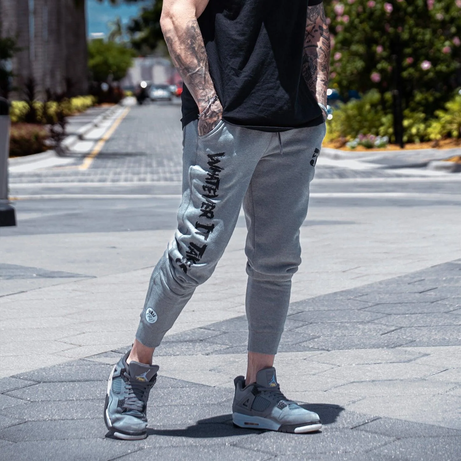 WHATEVER IT TAKES, Gray Joggers - Image 6