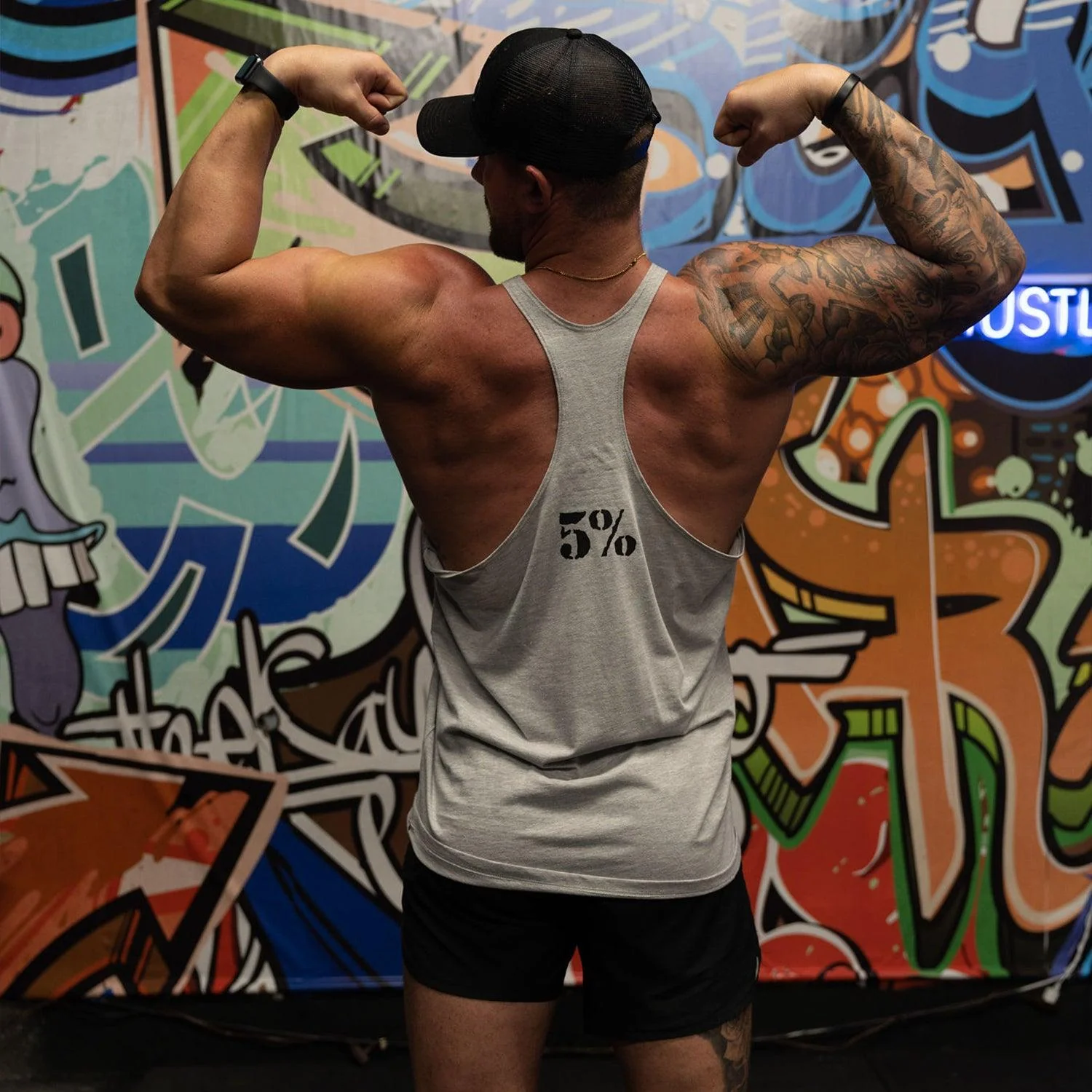 Whatever It Takes, Gray Stringer Tank - Image 4